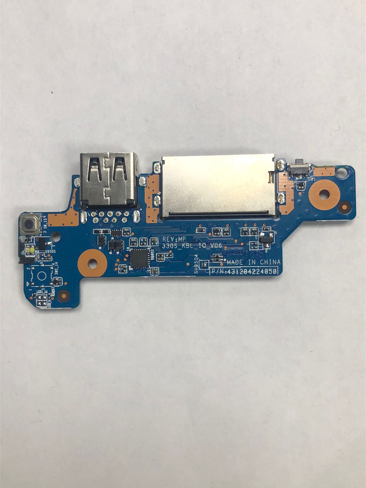 LENOVO İDEAPAD 330S-15AST USB SD KART POWER KARTI  330S-15AST 330S_KBL_IO_V06