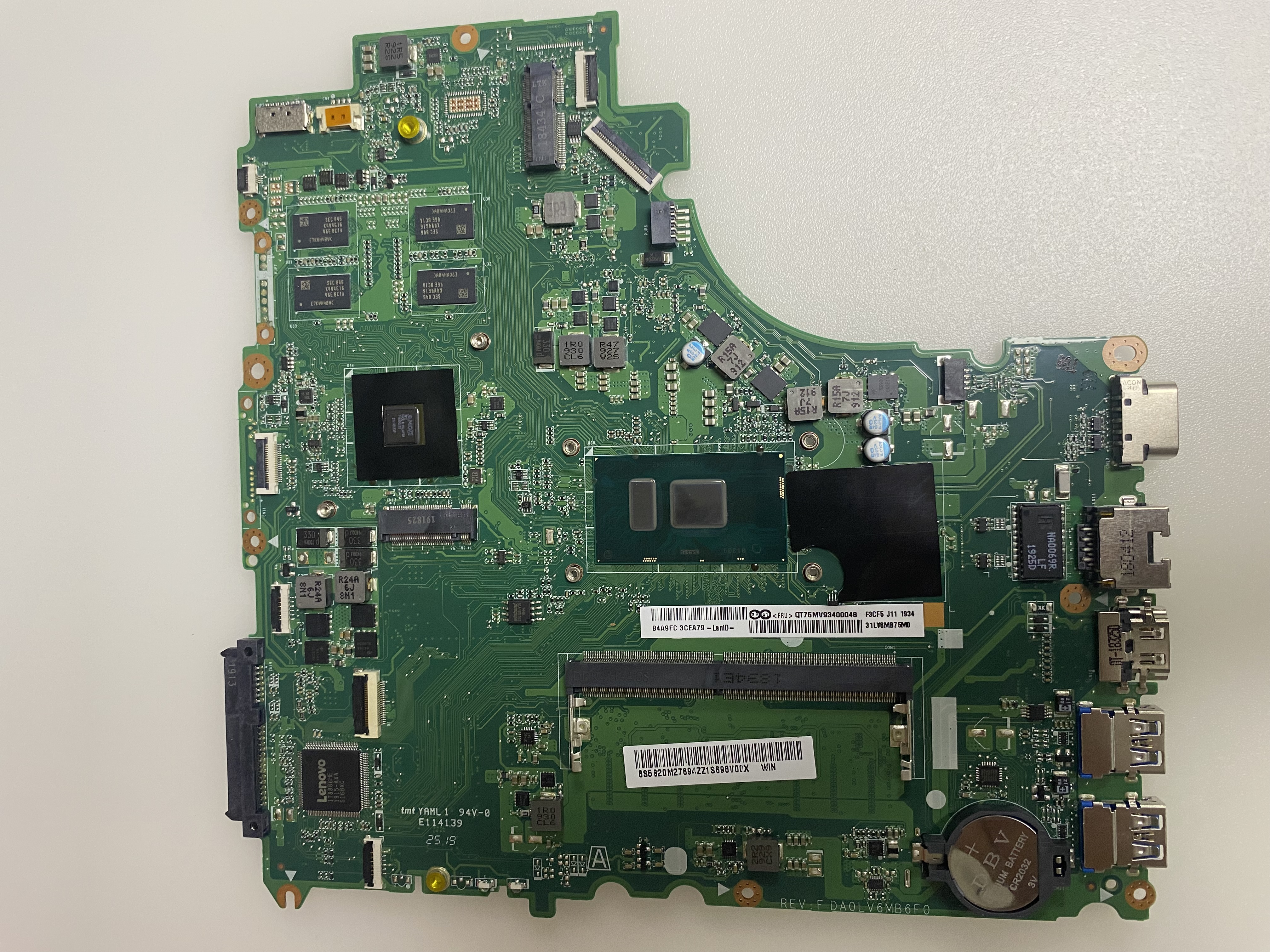 LENOVO DA0LV6MB6F0 SIFIR KART