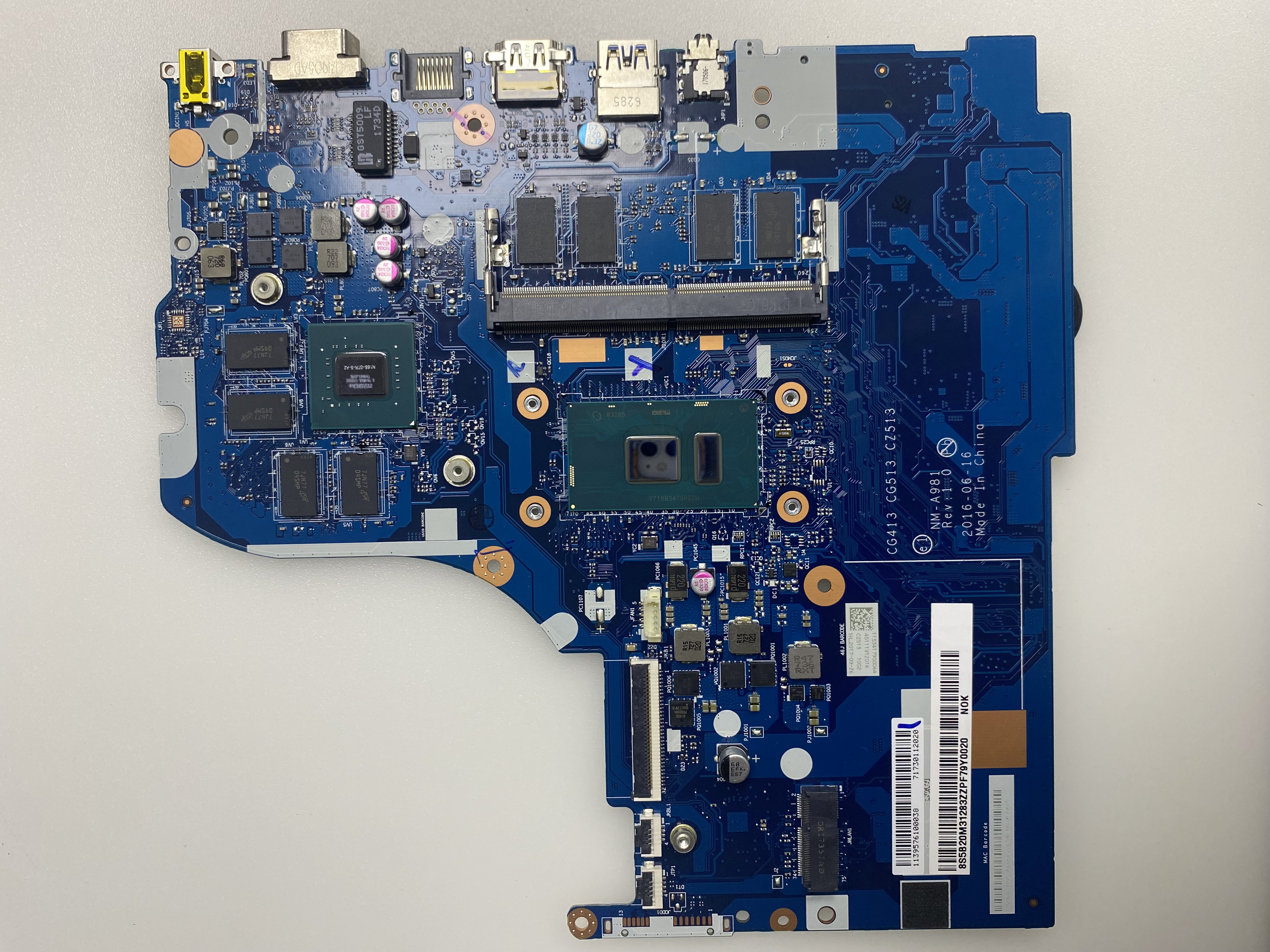 LENOVO NM-A981 310-15IKB CG413-513 SIFIR KART