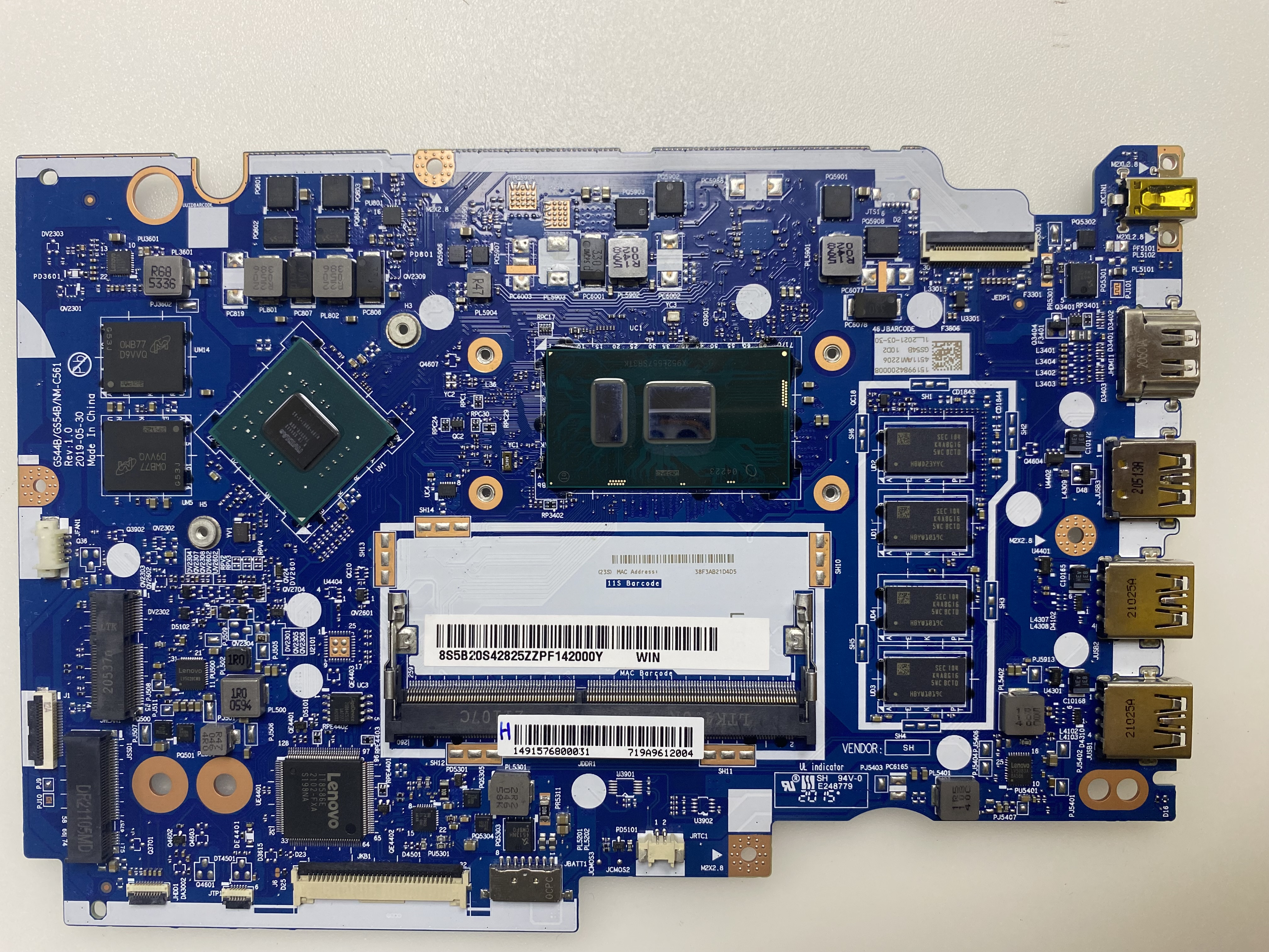 LENOVO NM-C561 SR3TK NVİDİA SIFIR KART