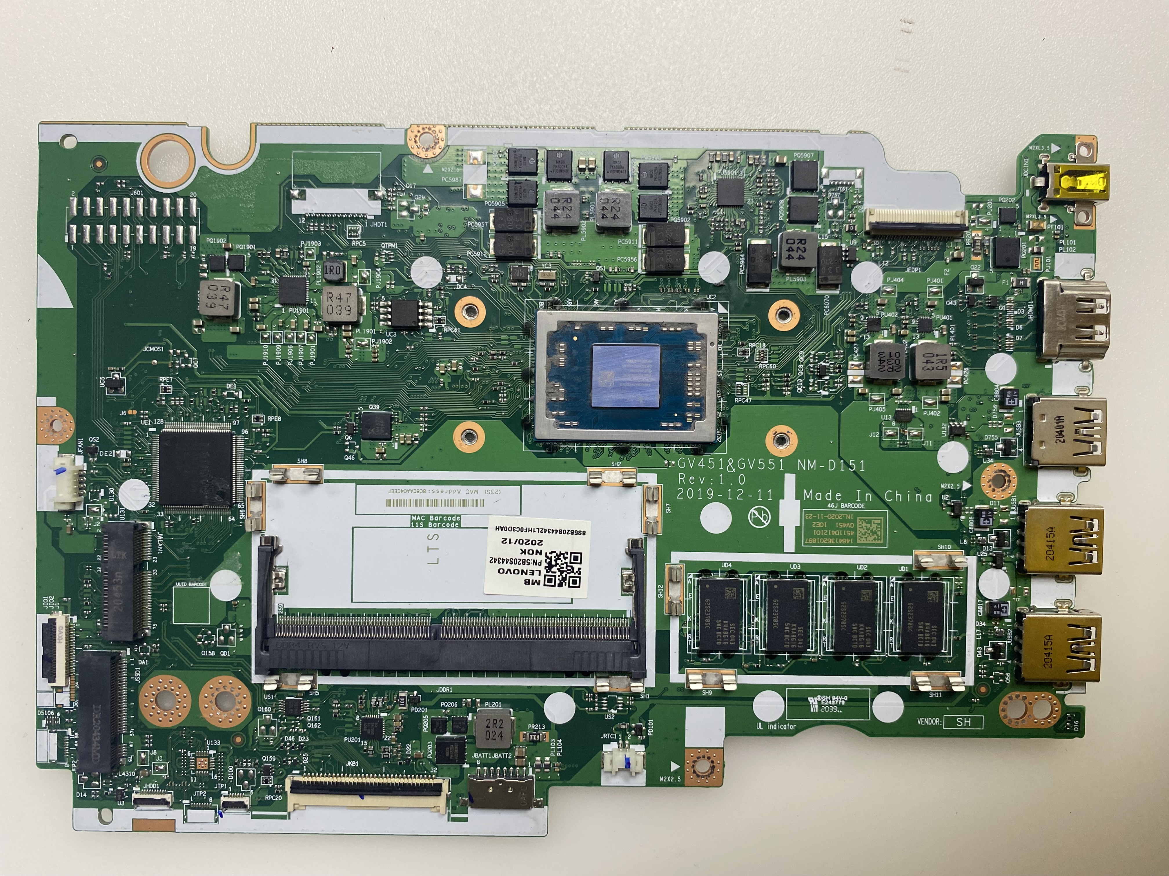 LENOVO NM-D151 RYZEN 3 3250C SIFIR KART