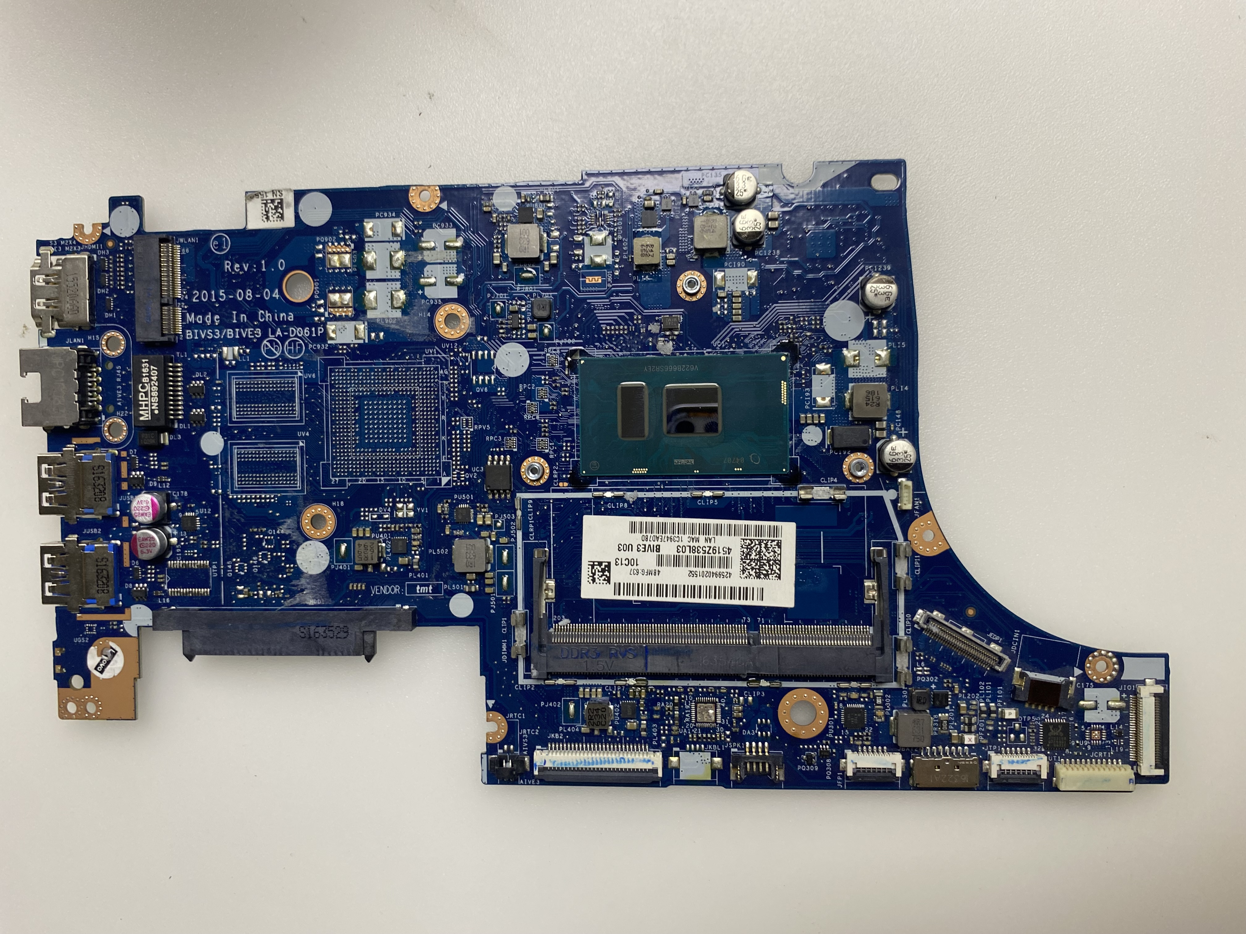 LENOVO BİVS3 BIVE3LA-D061P 2.EL KART