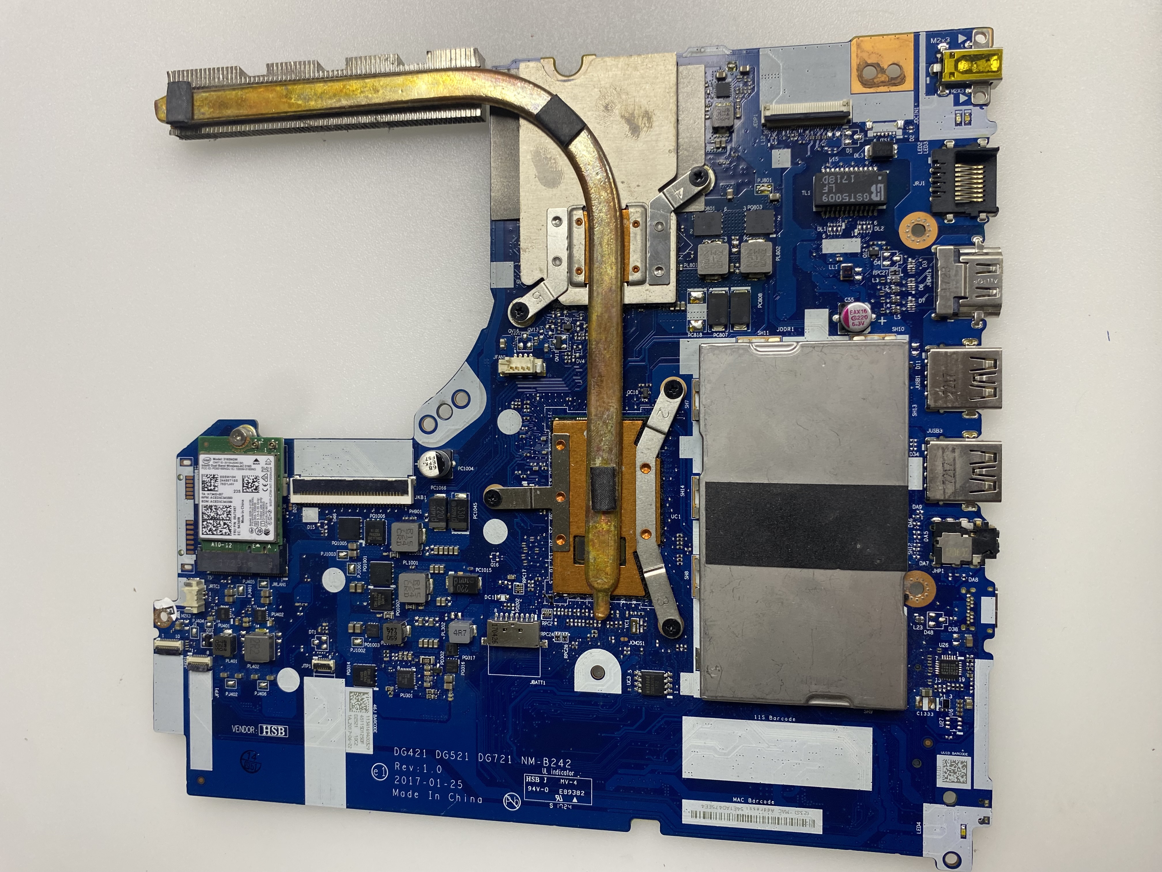 LENOVO DG421 DG521 DG721 NM-B242 2. EL KART