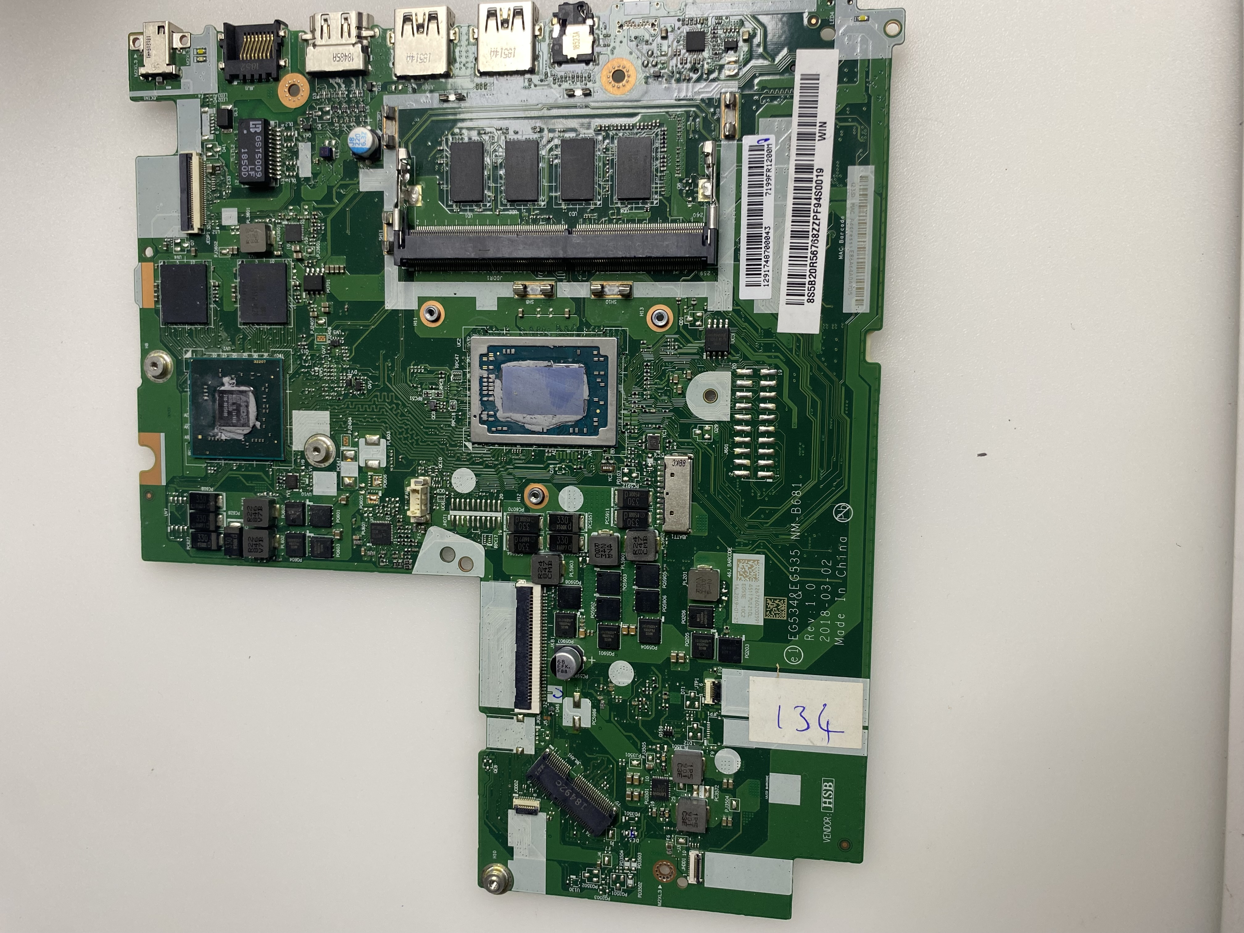 LENOVO EG534 EG 535 NM - B681 REV 1.0 2. EL KART