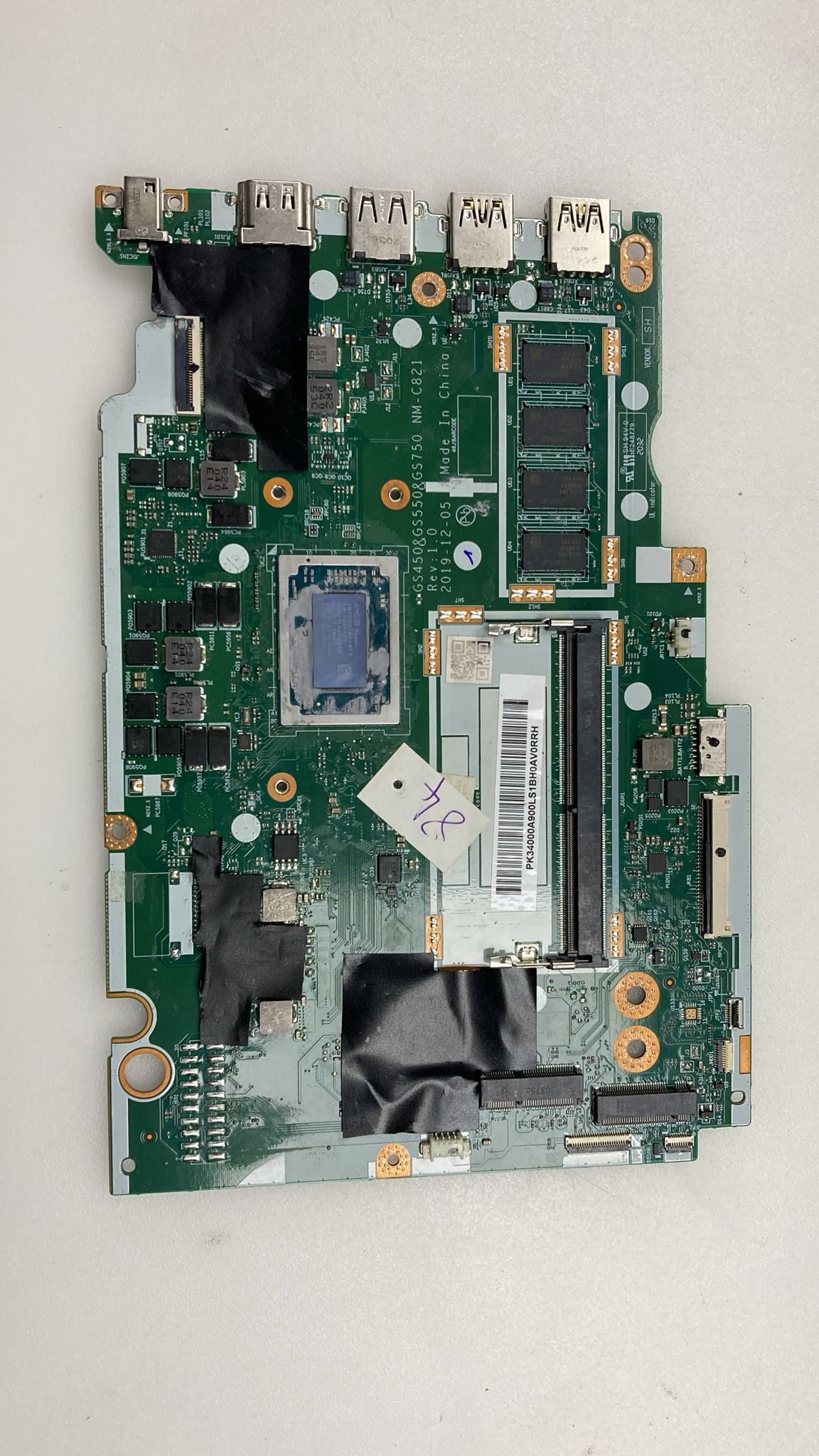 LENOVO İDEAPAD 3-17ADA05 GS450 GS550 GS750 NM-C821 2. EL KART