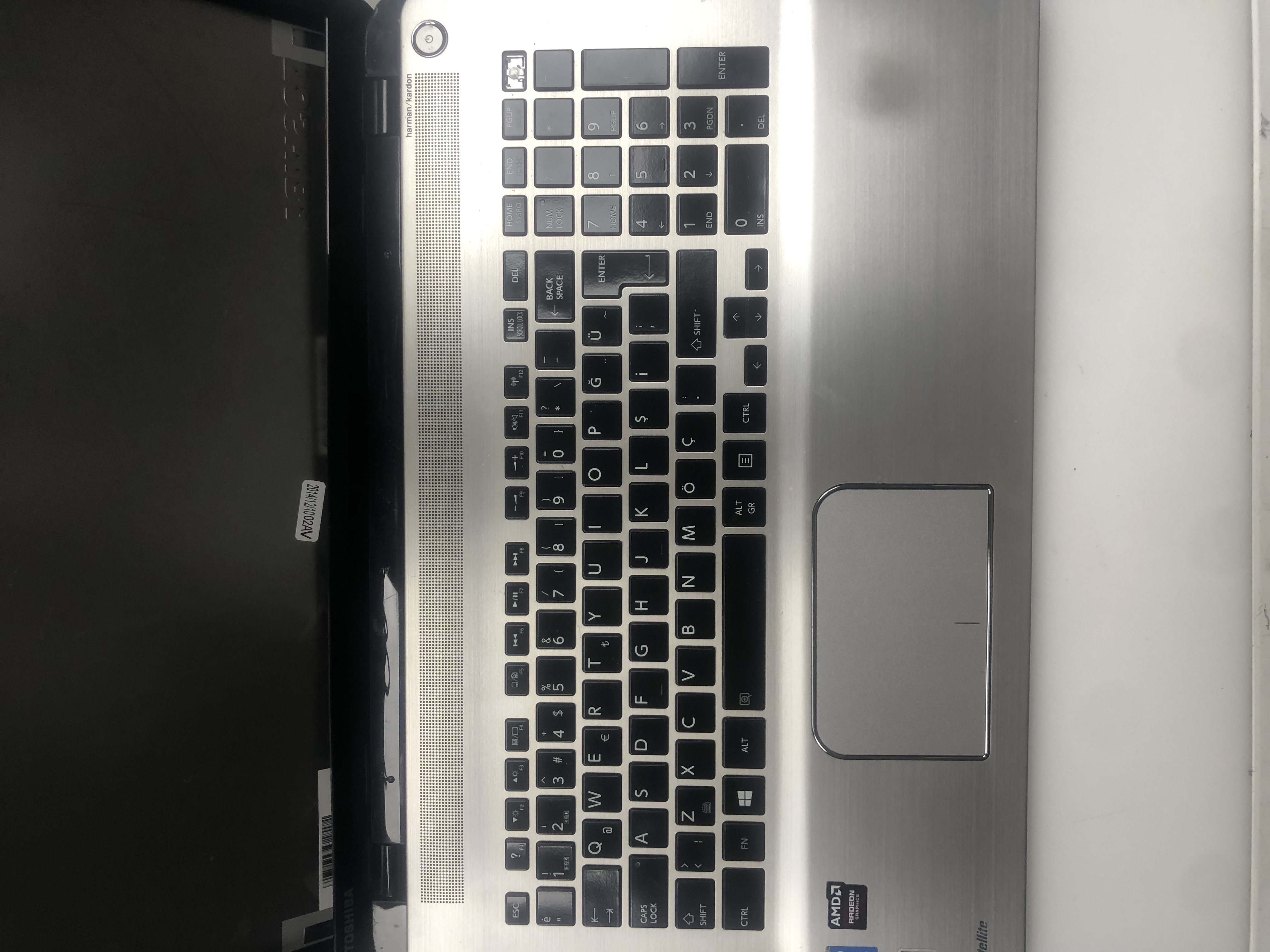 TOSHİBA P70-B-10X KLAVYE P70-B-10X KLAVYE