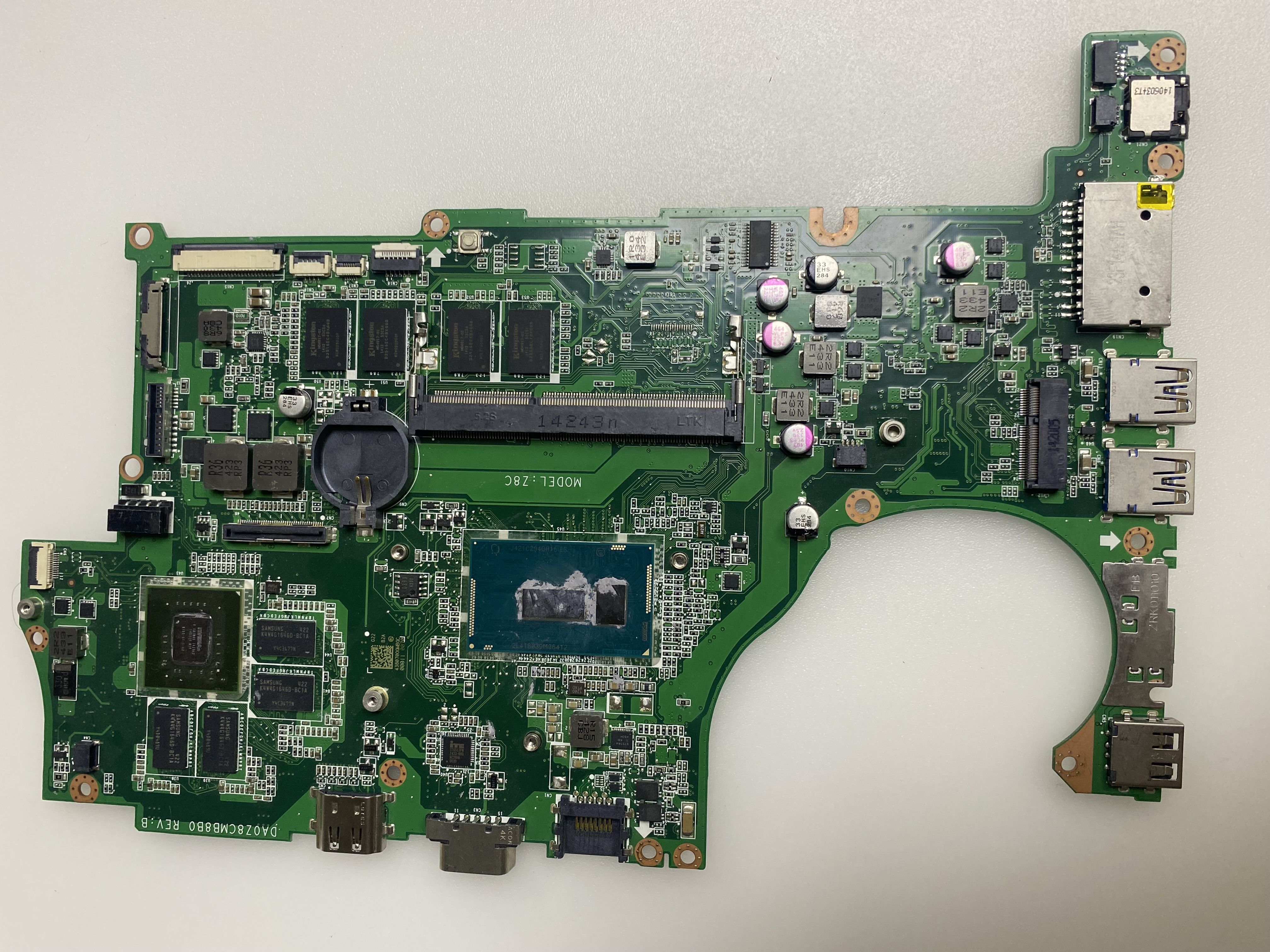 ACER DA0Z8CMB8B0 REV b 2.EL ANAKART