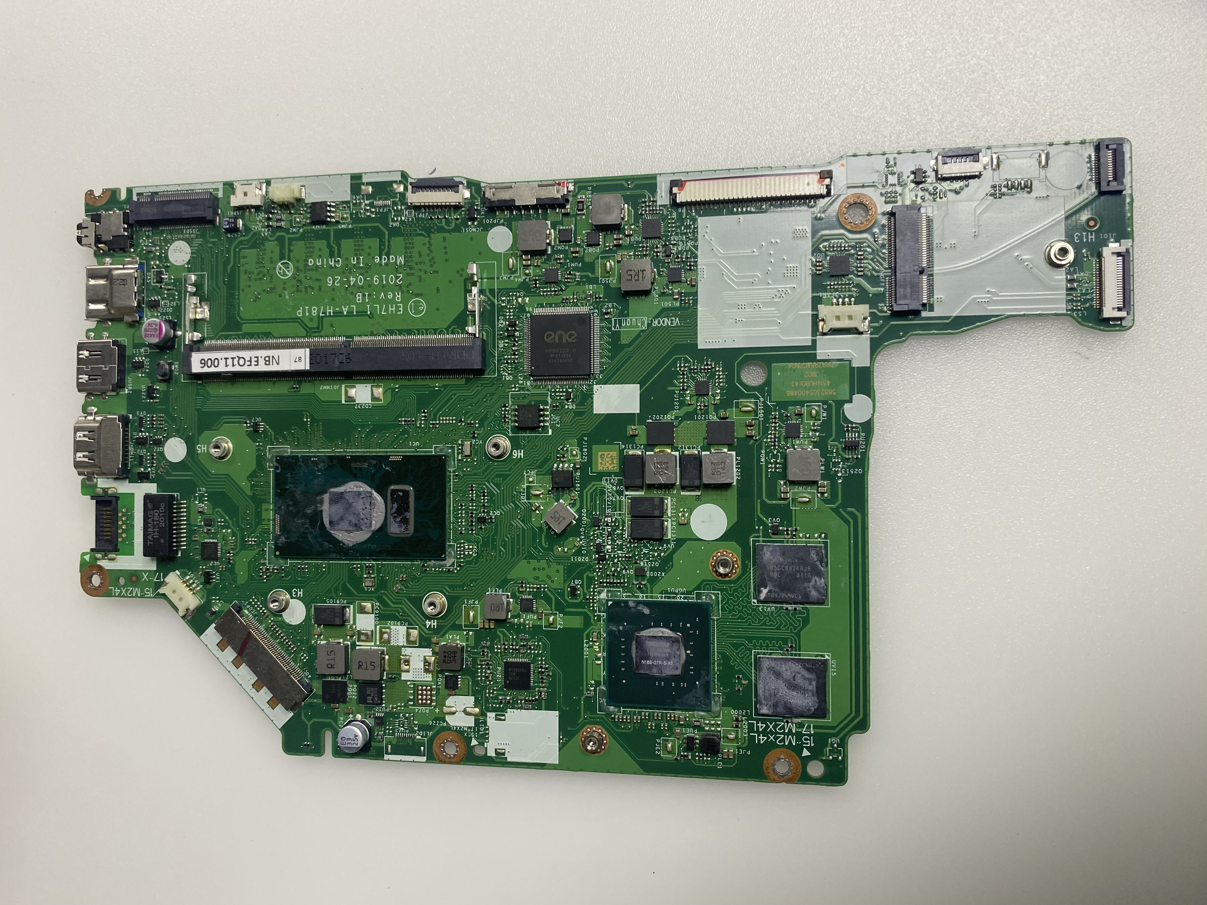 ACERE EH7l1 LA-H781P REV 1B 2. EL ANAKART