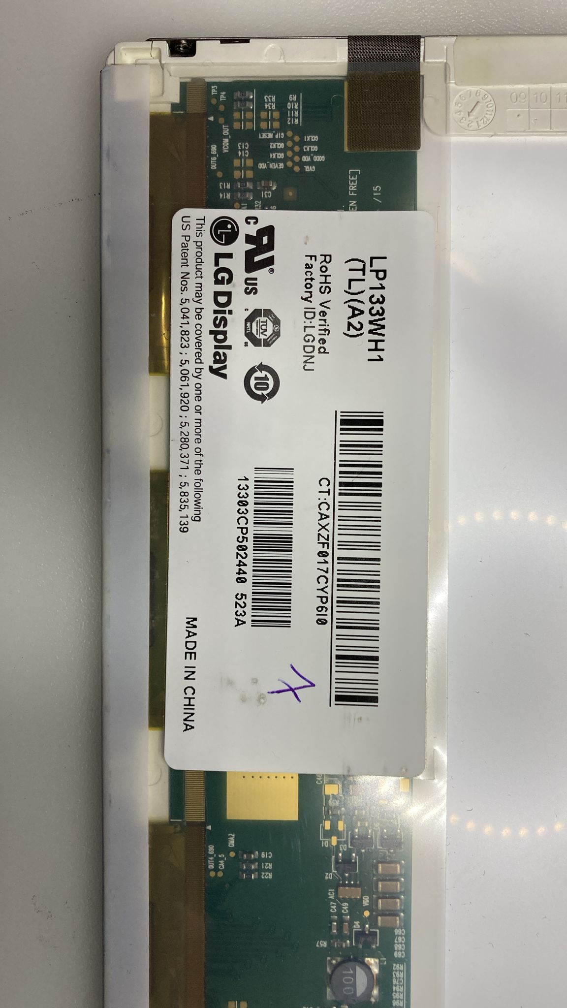 ORİJİNAL ÇIKMA- 13.3 LED LP133WH1 B133XW02 LT133EE10000 N133B6-L01 N133B6-L02 LTN133AT17 B133XW04 N133BGE-L21 LP133WH1(TL)(A1) LP133WH1(TL)(A2) LP133WH1(TL)(A3) LP133WH1(TL)(B1) N133BGE-L11 N133BGE-L21 LCD PANEL  SCREEN